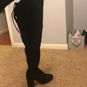 BRAND NEW BLACK THIGH HIGH BOOTS!!!